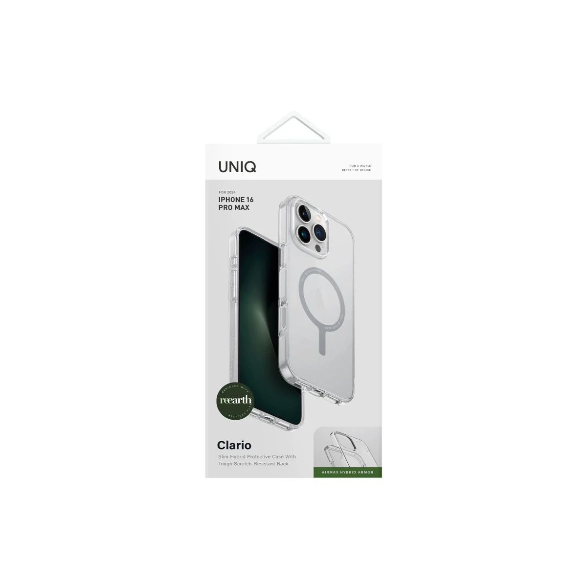 Uniq Apple iPhone 16 Pro Clario Magsafe Kapak - Şeffaf