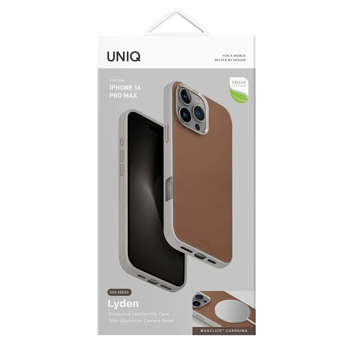 Uniq Apple iPhone 16 Pro Max Lyden DS Magsafe Kapak - Bej