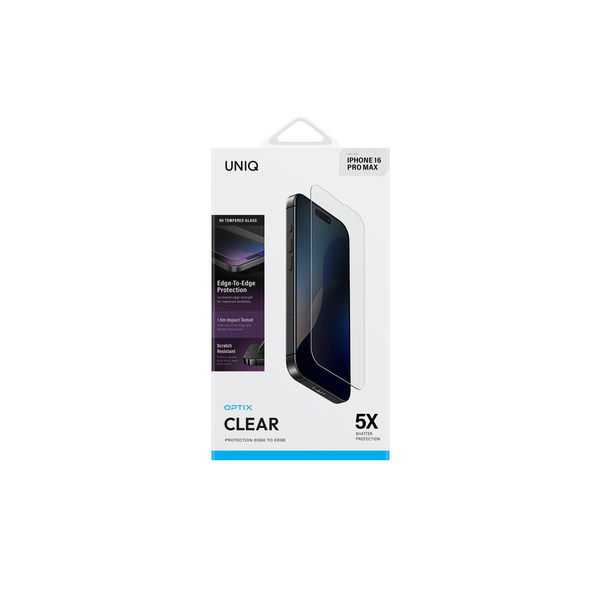 Uniq Apple iPhone 16 Pro Max Optix Clear Cam Ekran Koruyucu