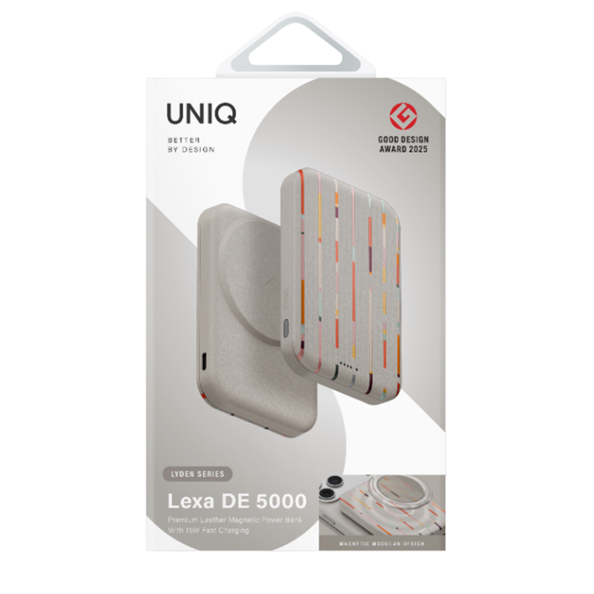 Uniq Lyden Lexa 5.000mAh Manyetik PD Kablosuz Type-C Powerbank