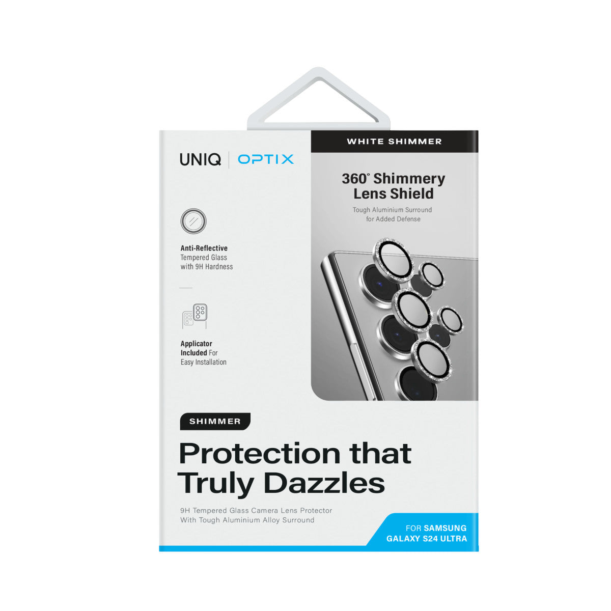 Uniq Samsung Galaxy S24 Ultra Optix Simli Alüminyum Kamera Lens Koruyucu