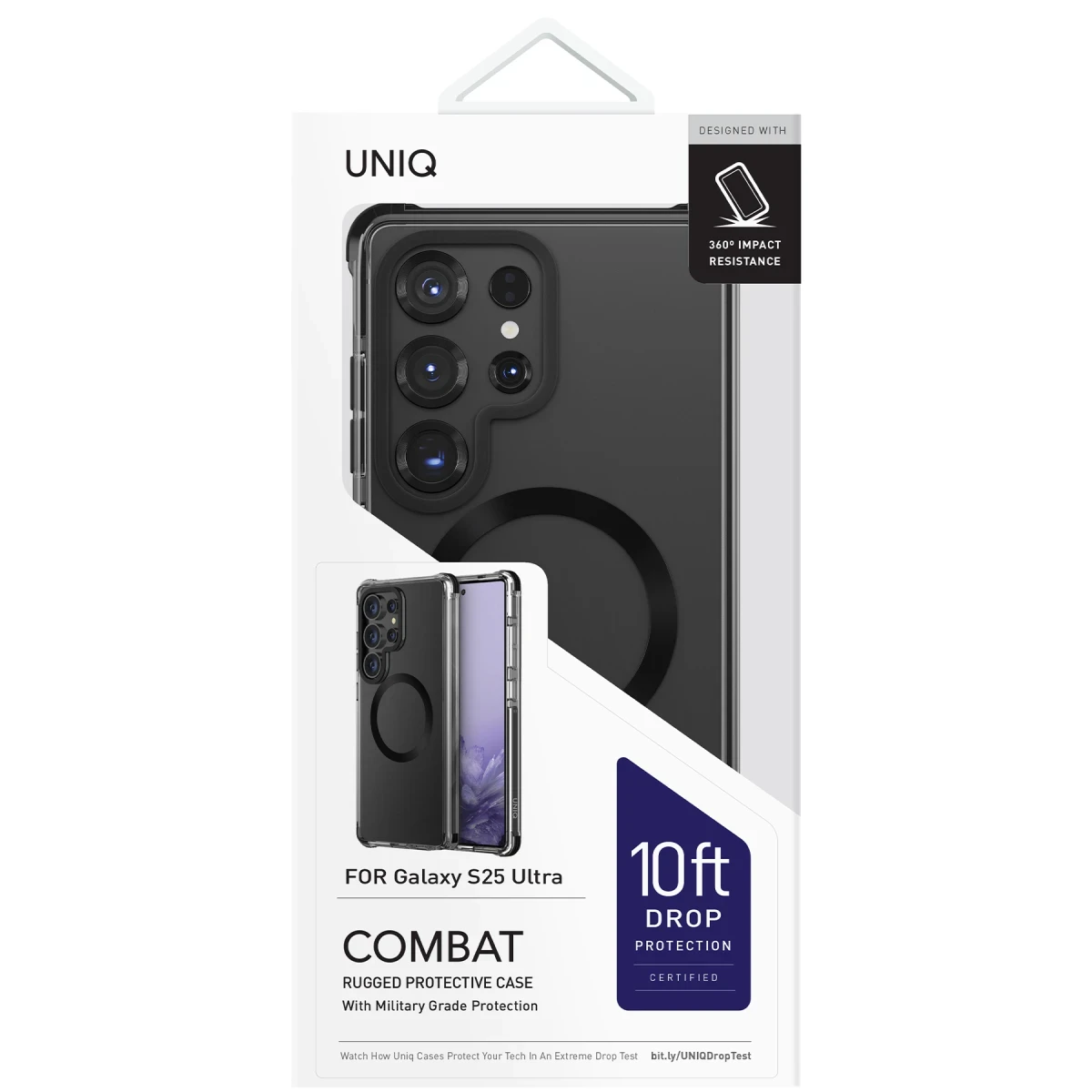 Uniq Samsung Galaxy S25 Ultra Combat Magsafe Kapak - Siyah
