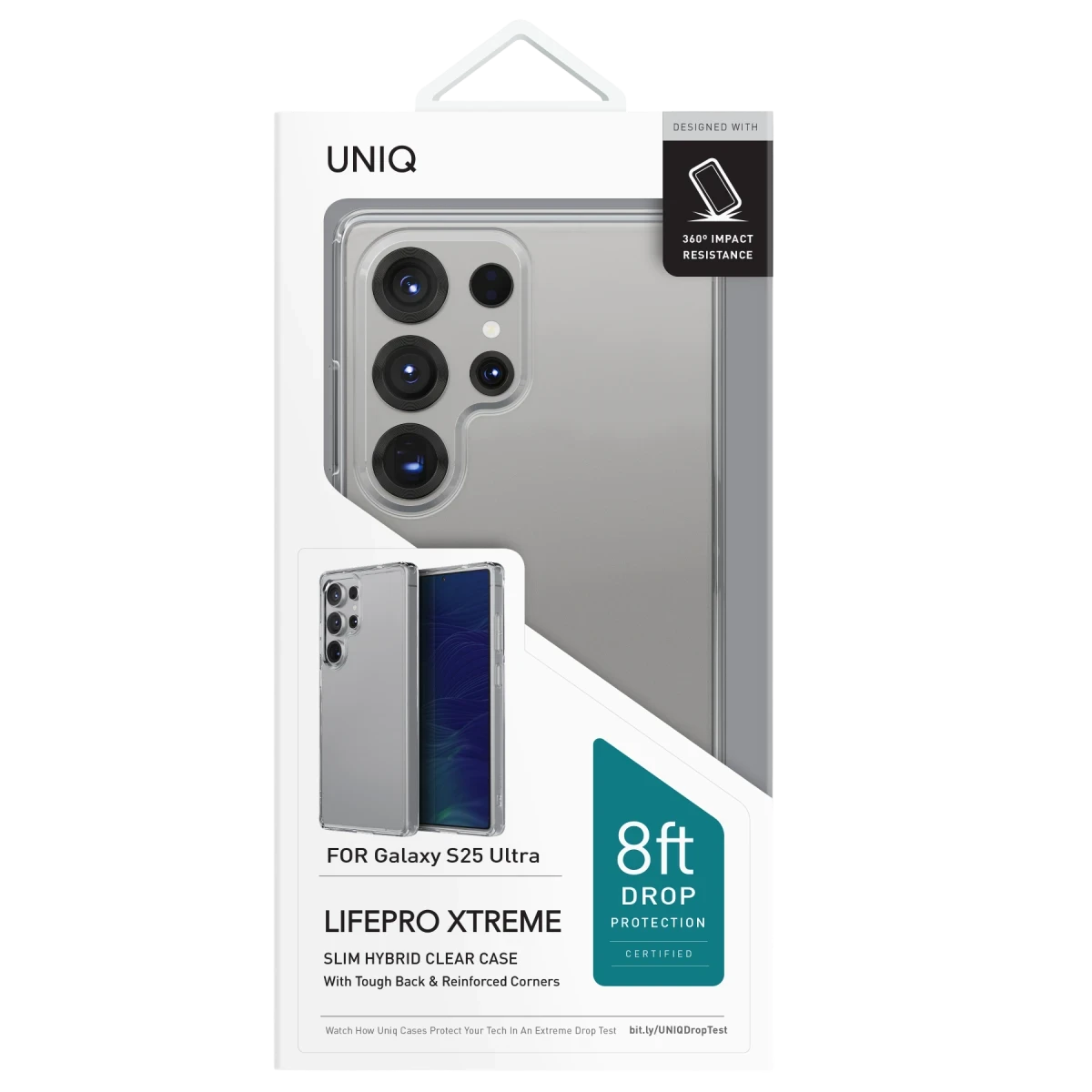 Uniq Samsung Galaxy S25 Ultra LifePro Xtreme Kapak - Şeffaf