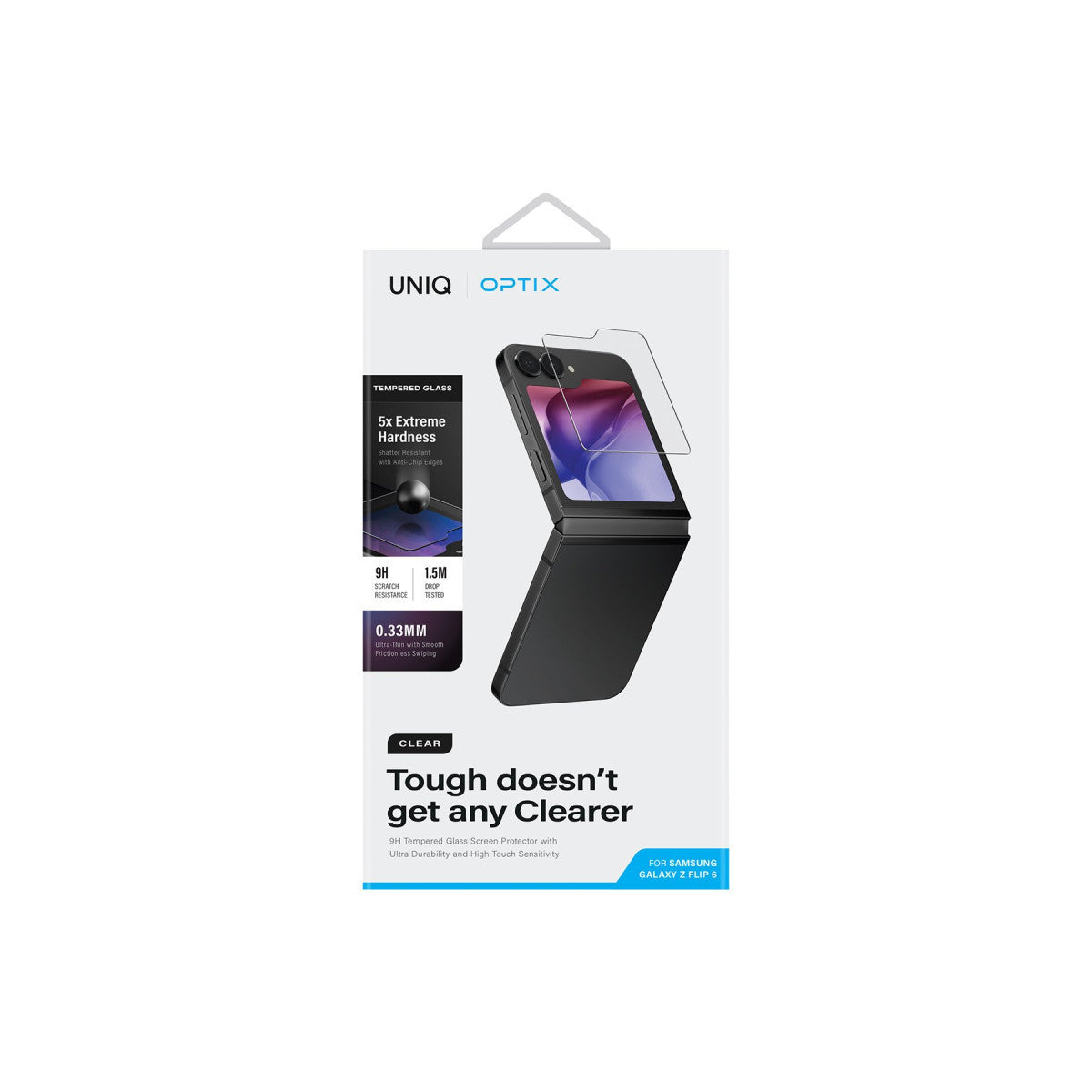 Uniq Samsung Galaxy Z Flip 6 Optix Vivid Cam Ekran Koruyucu