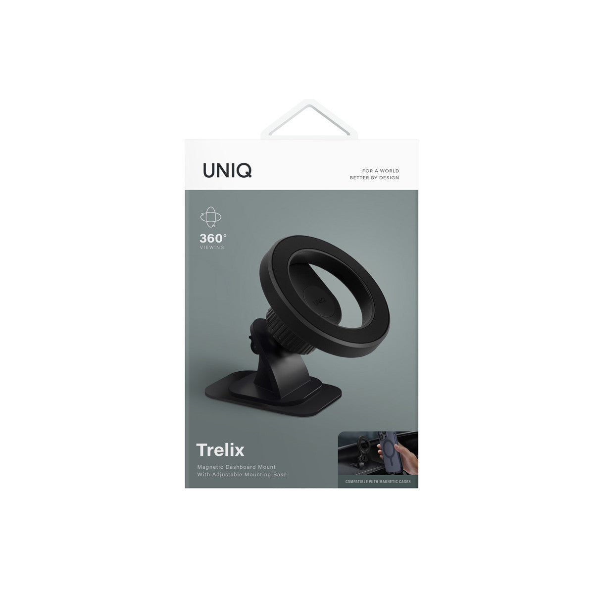 Uniq Trelix Manyetik Mıknatıslı 360 Dönen Holder