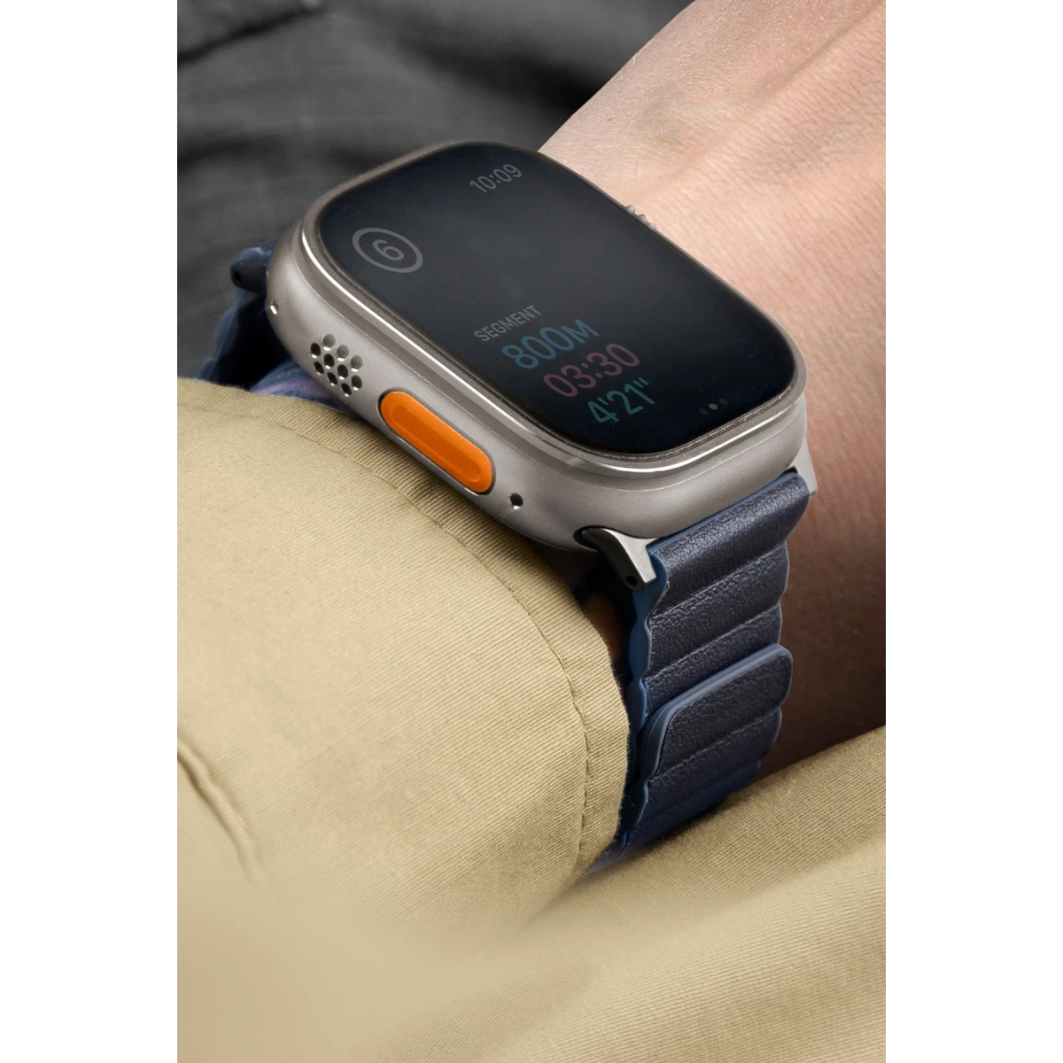 Uniq Apple Watch 41mm Revix Premium Reversible Manyetik Kordon - Pembe-Beyaz