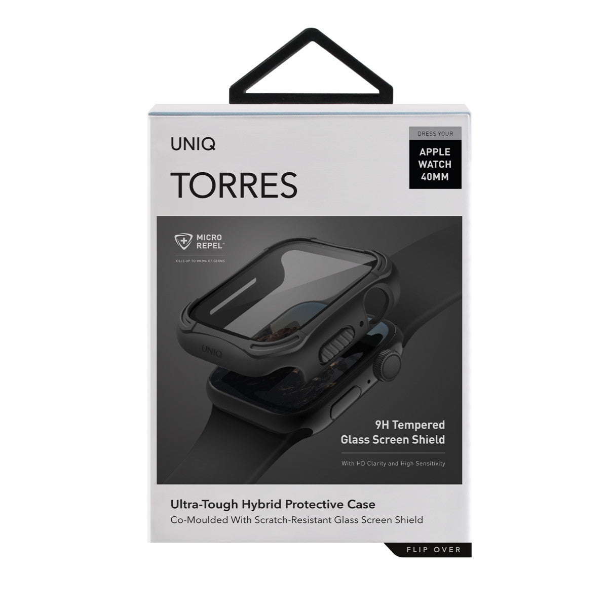 Uniq Apple Watch 44mm Torres Camlı Kasa Ekran Koruyucu