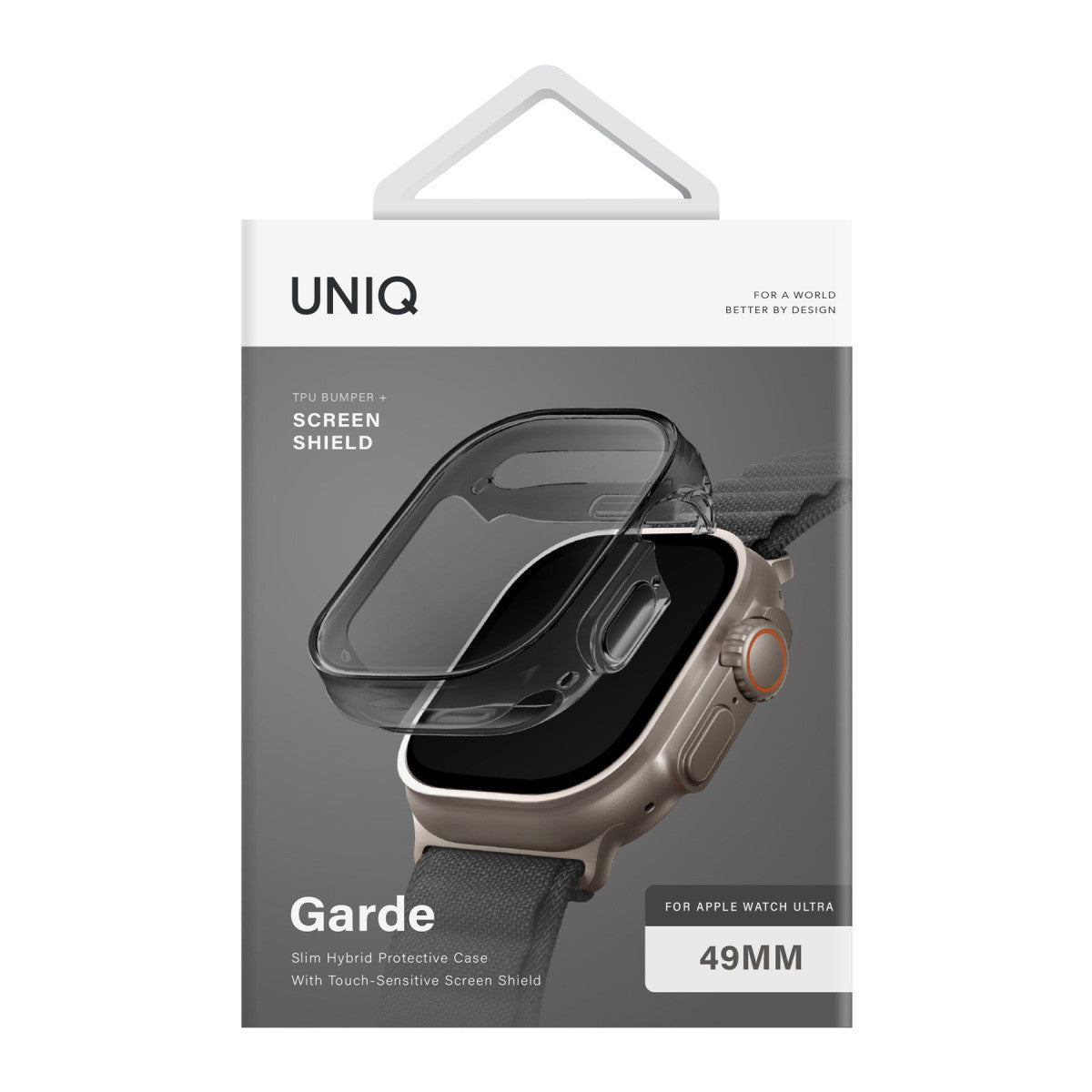 Uniq Apple Watch Ultra 49mm Garde Kasa Cam Ekran Koruyucu