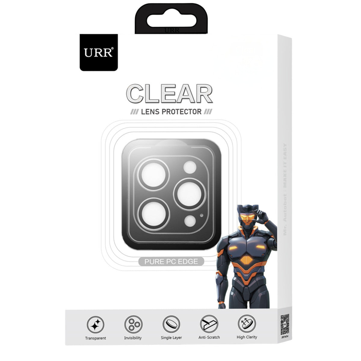 URR Apple iPhone 17 Pro Max PC Clear Lens Koruyucu
