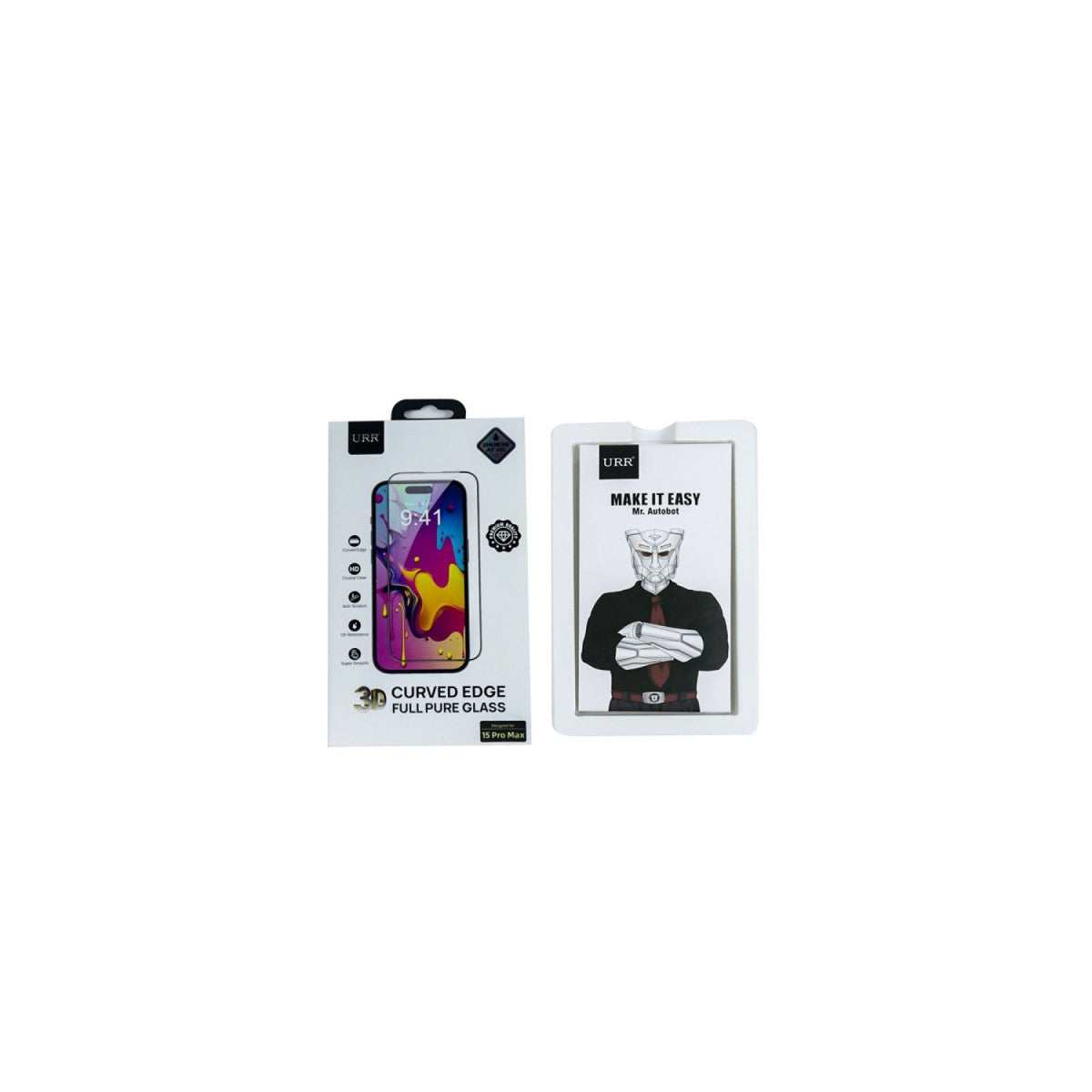 URR Apple iPhone 16 Pro 3D Curved Edge HD Cam Ekran Koruyucu