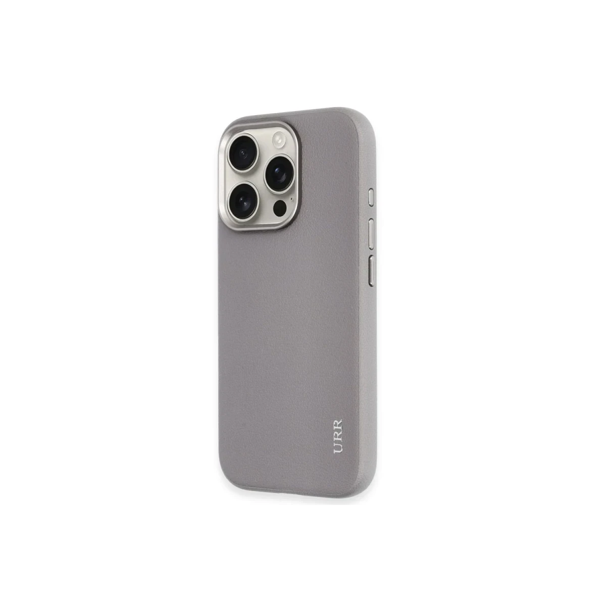 URR Apple iPhone 16 Pro Max Innovative Leather Magsafe Kapak - Titan Gri