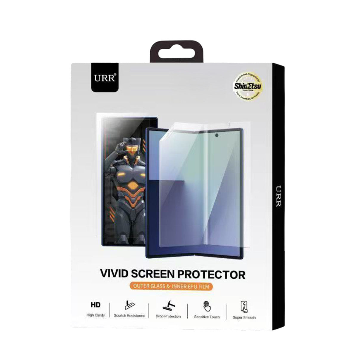 URR Samsung Galaxy Z Fold 7 Vivid 2in1 Ön Arka Ekran Koruyucu