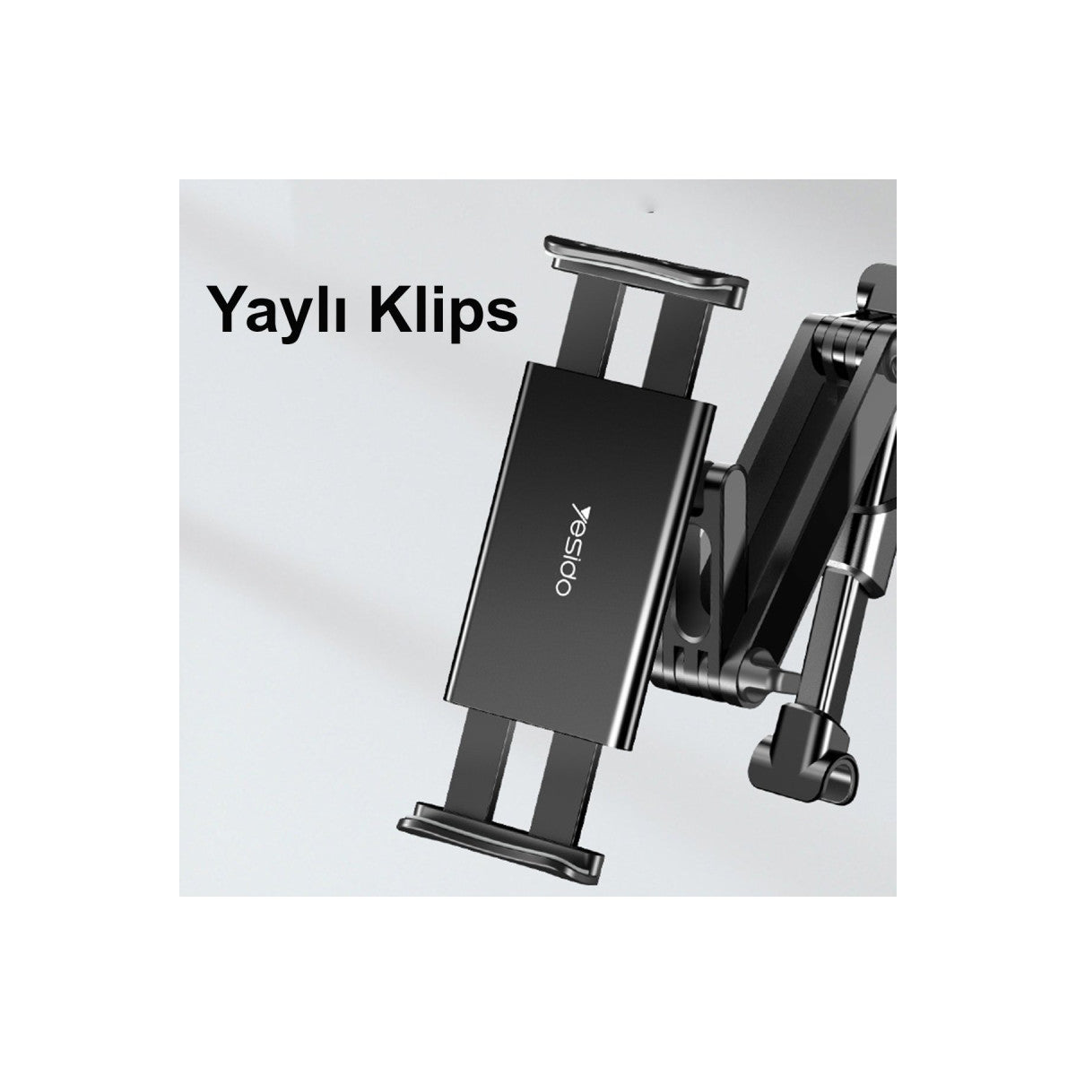 Yesido C117 360 Derece Ayarlanabilir Klipsli Koltuk Arkası Telefon Tablet Tutucu