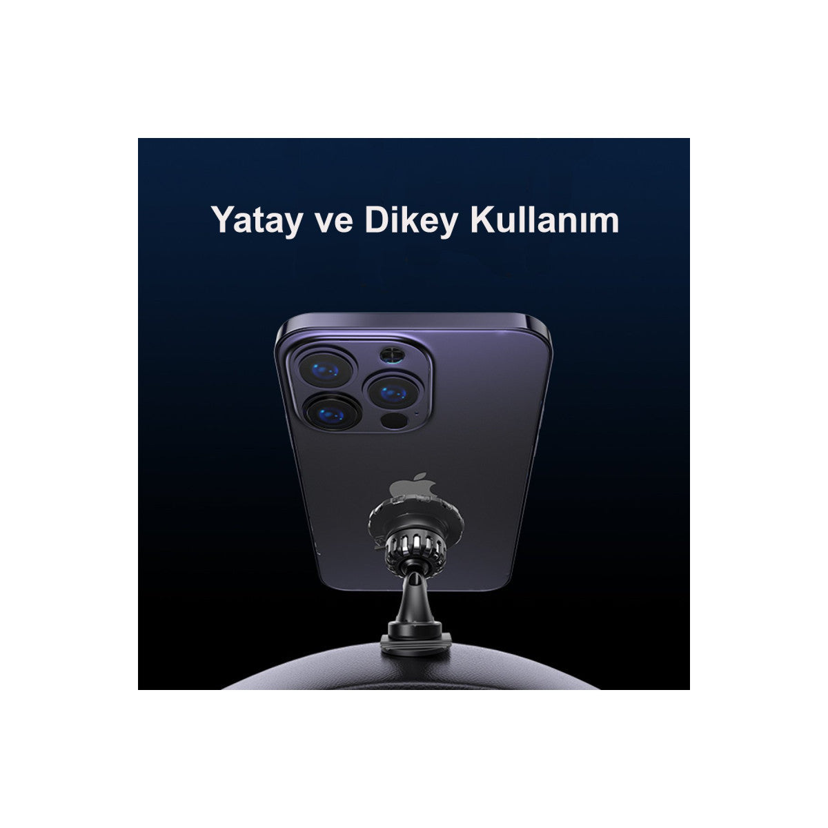 Yesido C153 2in1 Izgara Klipsli ve Yapışkanlı 360 Derece Ayarlanabilir Manyetik Magsafe Araç Tutucu
