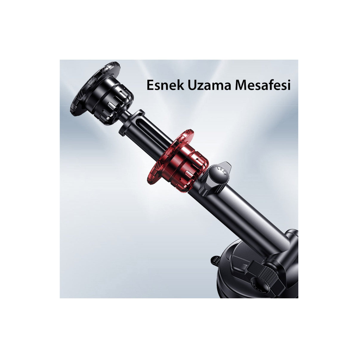 Yesido C160 360 Derece Ayarlanabilir Vantuzlu Manyetik Magsafe Araç Tutucu