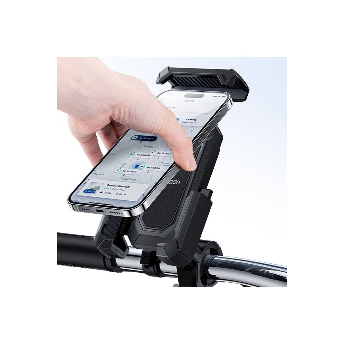 Yesido C331 360 Derece Ayarlanabilir Güneş Işığı Engelleme Özellikli Bisiklet İçin Telefon Tutucu