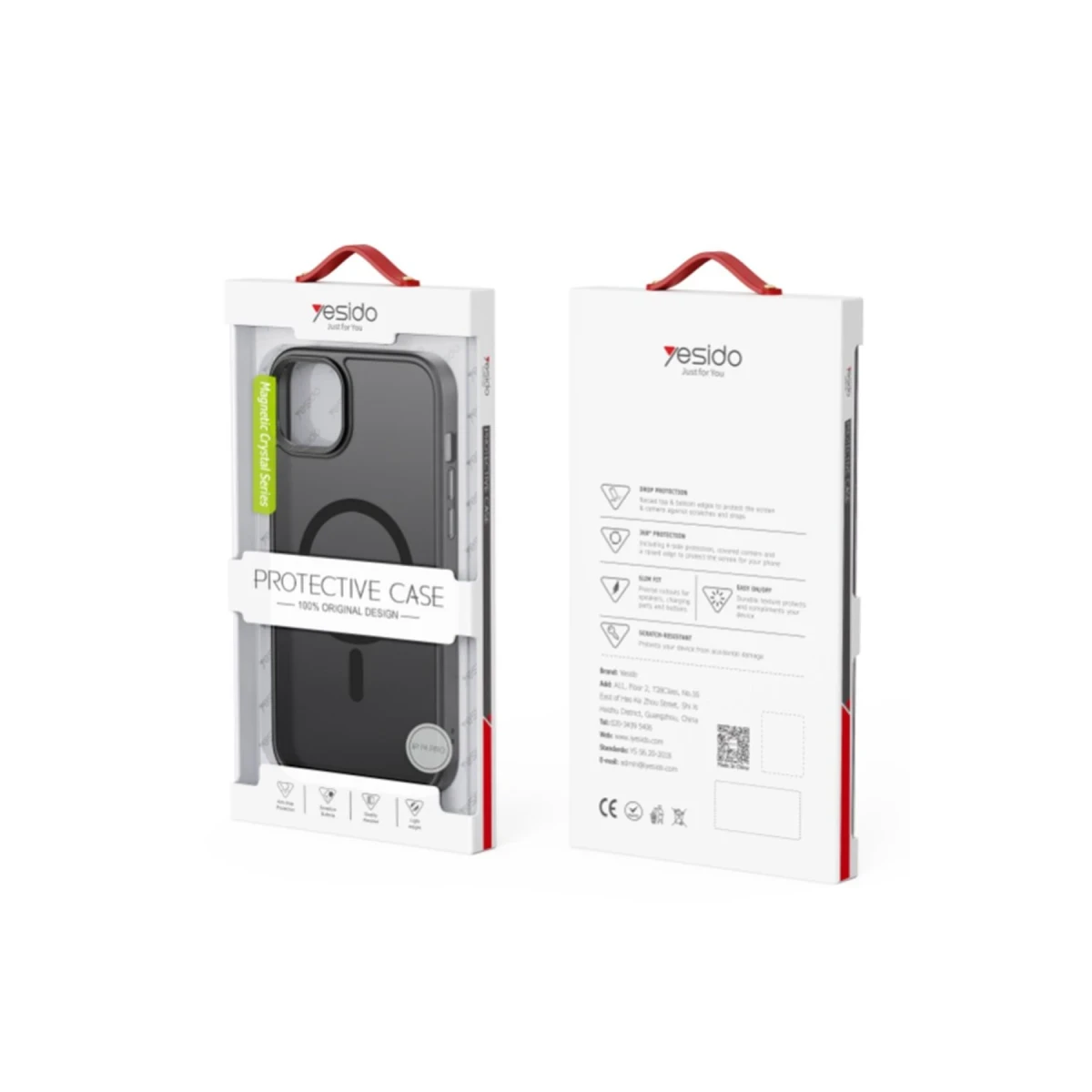 Yesido Apple iPhone 16 Pro Max PC06 Tower Magsafe Kapak - Titan Gri