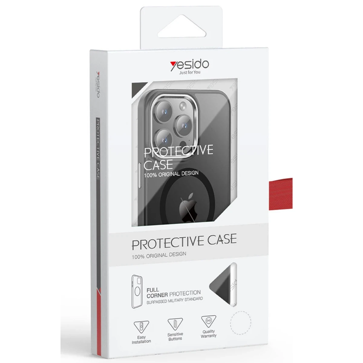 Yesido Apple iPhone 16 Pro PC13 Tazz Magsafe Kapak - Çöl Titanyum