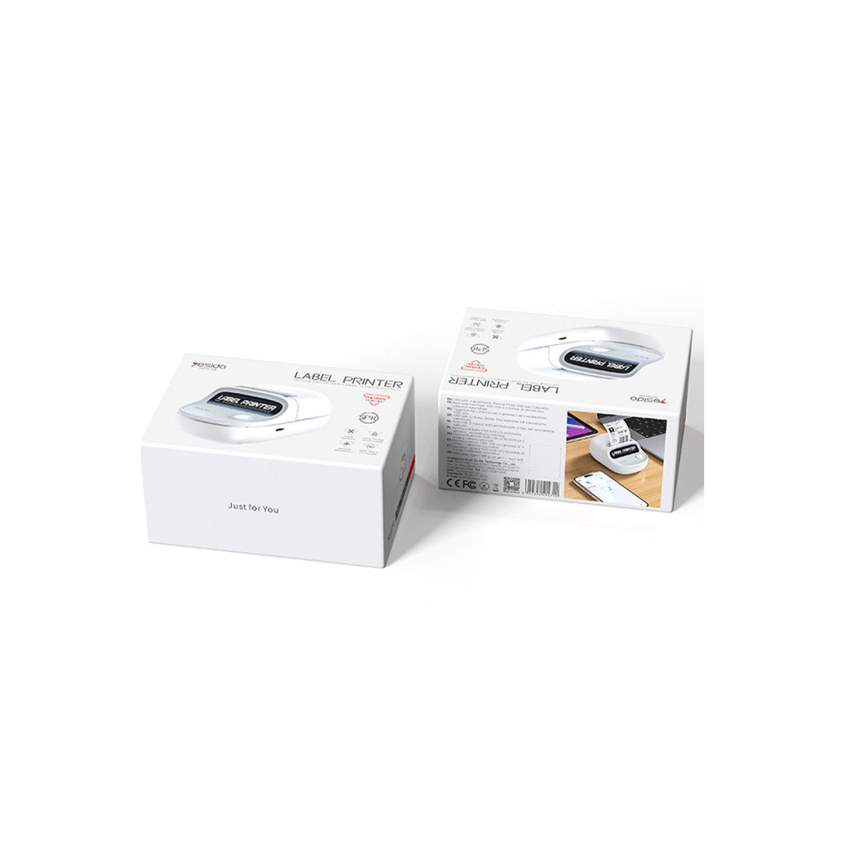 Yesido SP10 Bluetooth Destekli Taşınabilir Termal Etiket ve Barkod Yazıcı