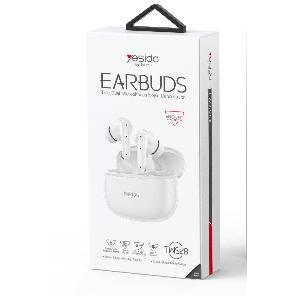 Yesido TWS28 Aktif Gürültü Engelleyici Özellikli BT 5.3 Kablosuz Airpods Kulaklık