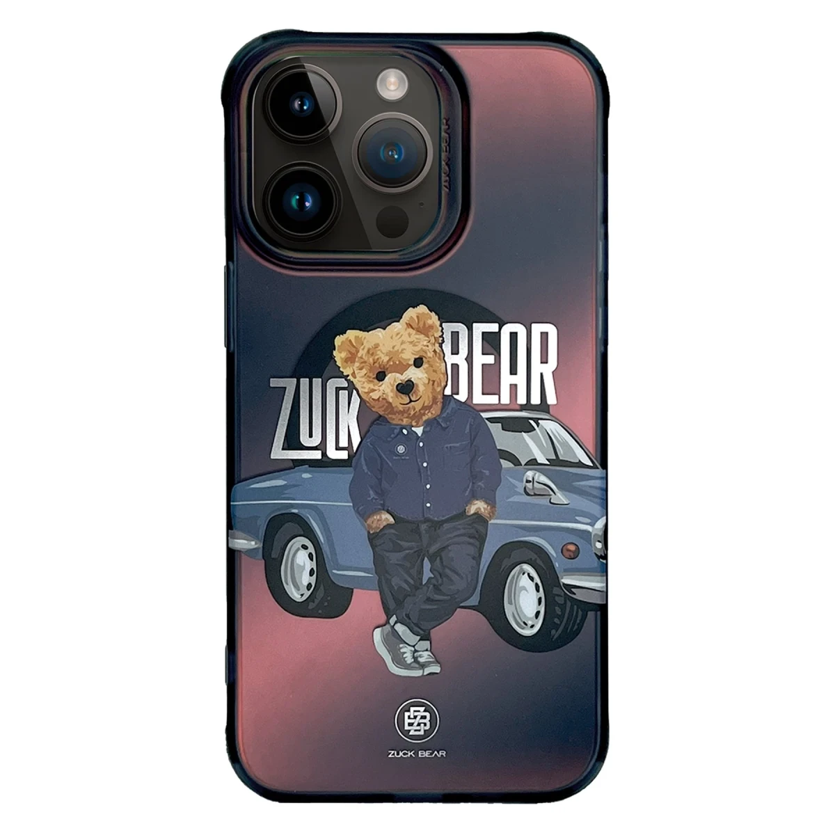ZuckBear Apple iPhone 15 Pro California Cool Magsafe Kapak - Car