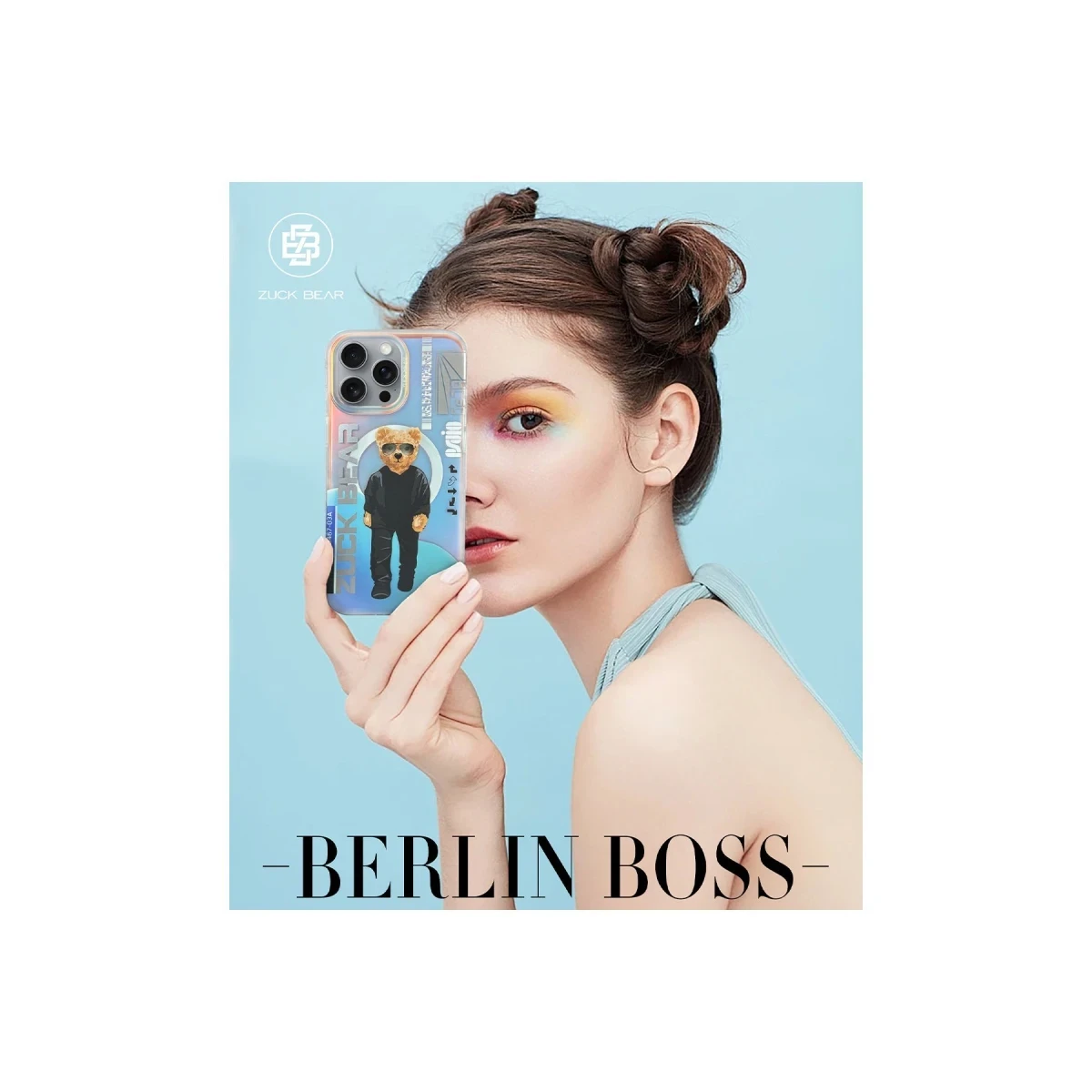 ZuckBear Apple iPhone 16 Berlin Boss Magsafe Kapak - Zwei Charm