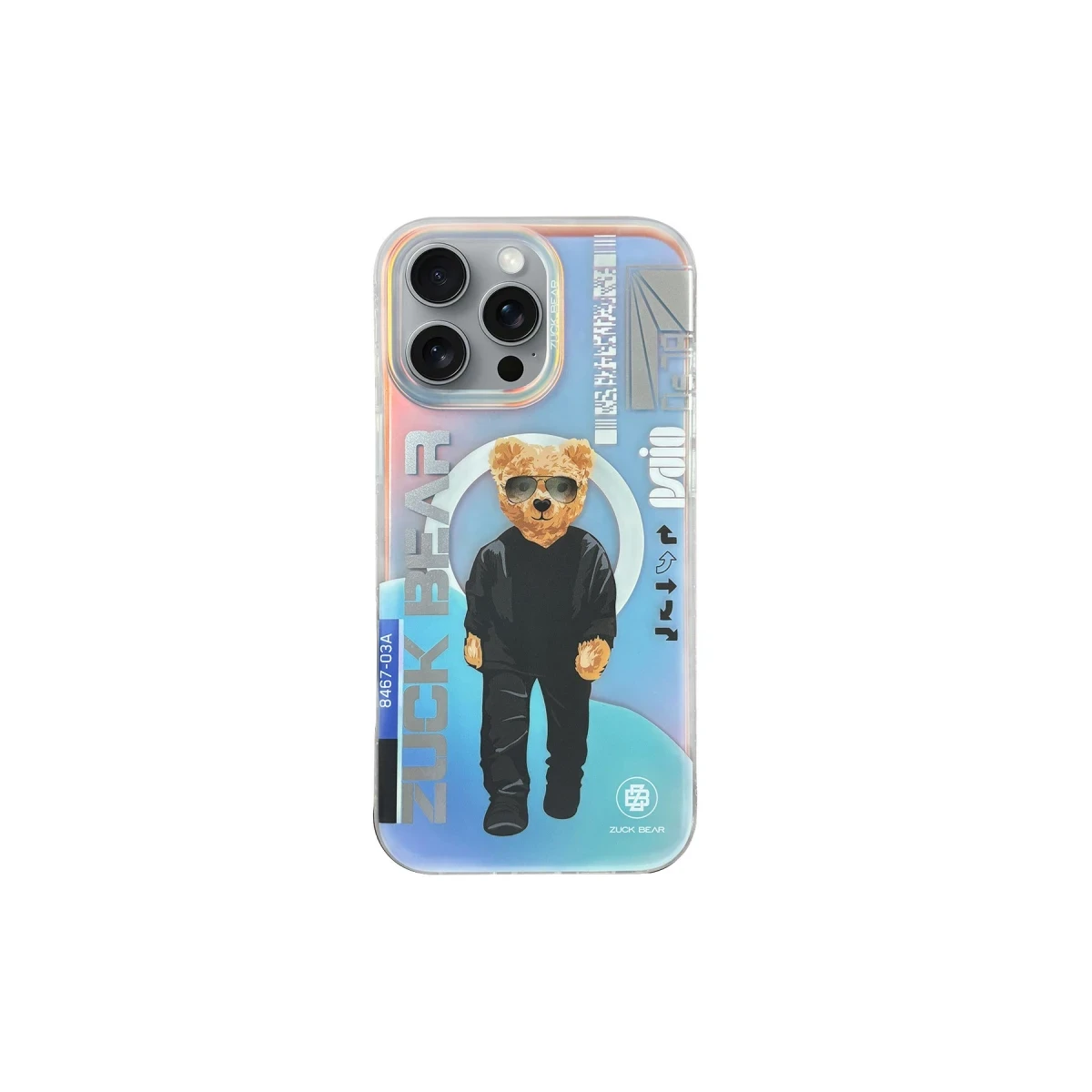 ZuckBear Apple iPhone 16 Pro Berlin Boss Magsafe Kapak - Zwei Charm