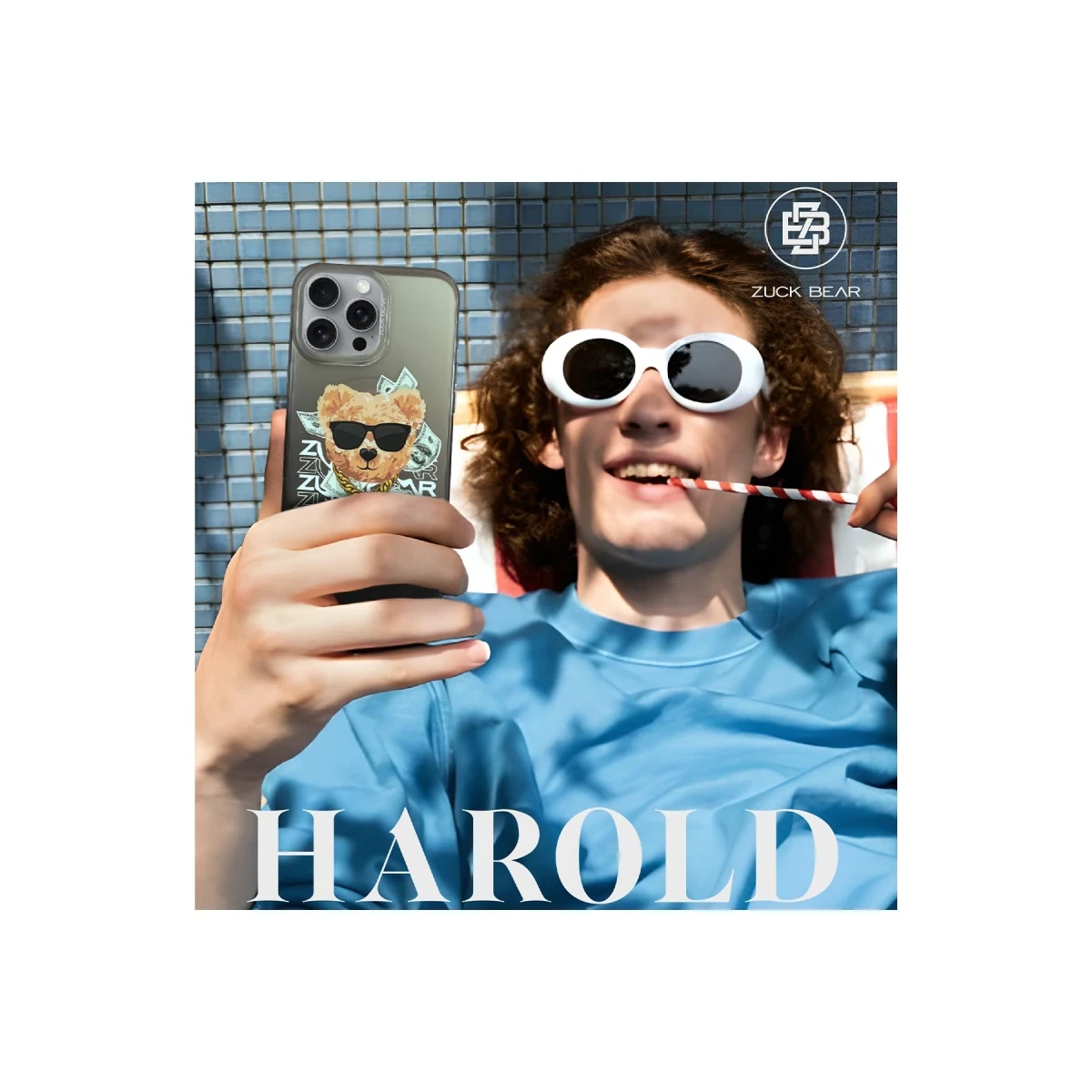 ZuckBear Apple iPhone 16 Pro Harold Magsafe Kapak - Turuncu