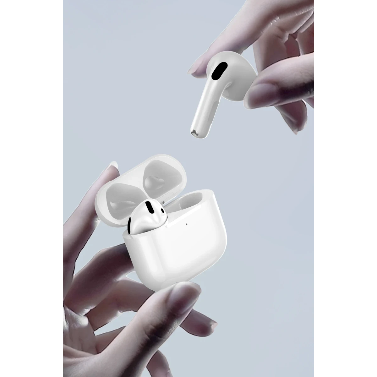 Earldom 6.Nesil Pro Bluetooth 5.4 Kablosuz Airpods Kulaklık - Beyaz