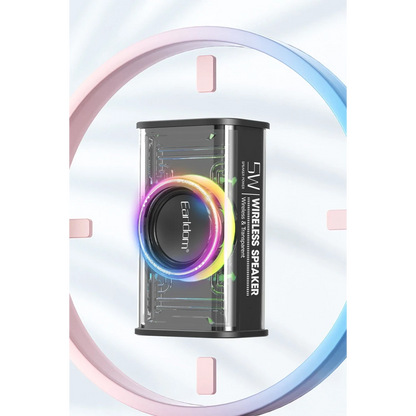 Earldom A31 RGB Işıklı Bluetooth 5.1 5W Kablosuz Hoparlör - Beyaz
