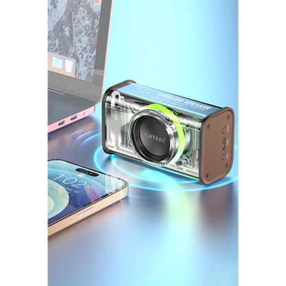 Earldom A31 RGB Işıklı Bluetooth 5.1 5W Kablosuz Hoparlör - Beyaz