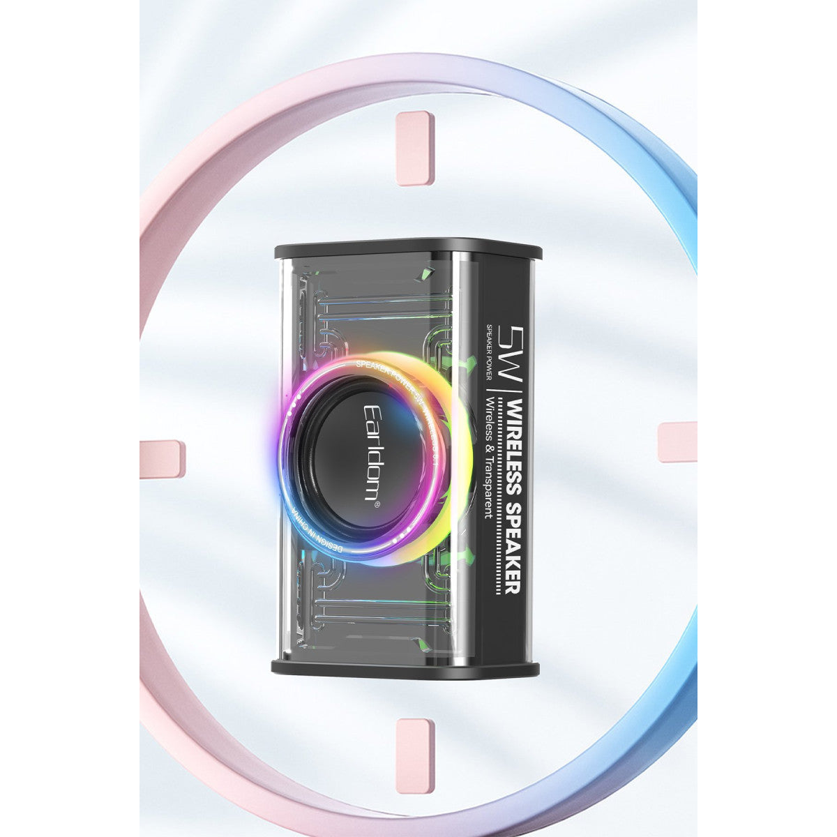 Earldom A31 RGB Işıklı Bluetooth 5.1 5W Kablosuz Hoparlör