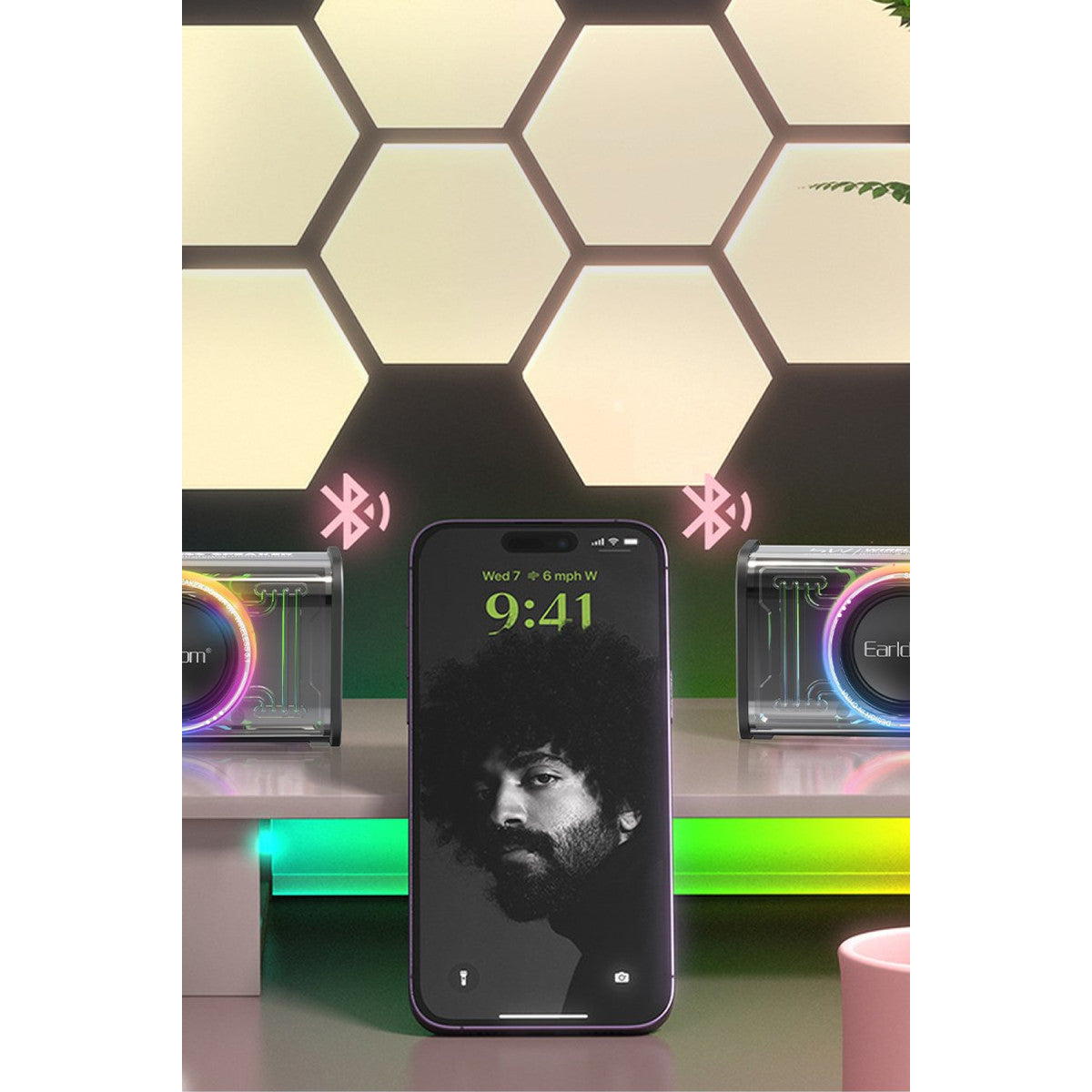 Earldom A31 RGB Işıklı Bluetooth 5.1 5W Kablosuz Hoparlör