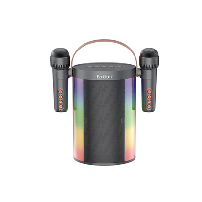 Earldom A32 10W RGB Işıklı 2 Adet Karaoke Mikrofonlu Bluetooth Kablosuz Hoparlör