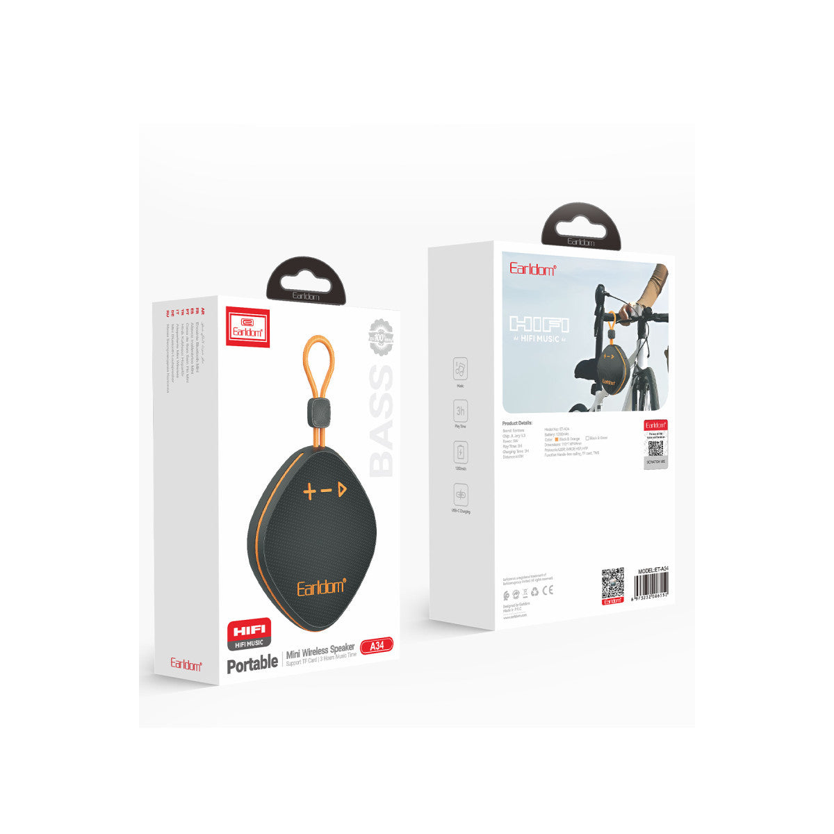 Earldom A34 5W BT 5.3 Mini Kablosuz Hoparlör