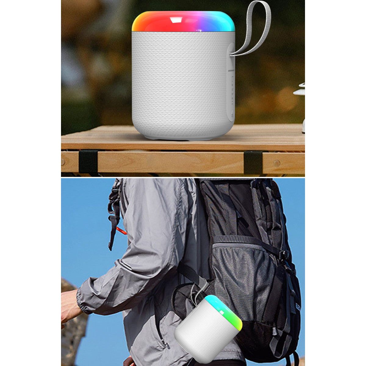 Earldom A38 6.5W RGB Işıklı Süper Bass BT 5.3 Kablosuz Hoparlör
