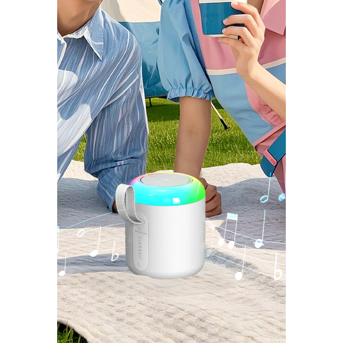 Earldom A38 6.5W RGB Işıklı Süper Bass BT 5.3 Kablosuz Hoparlör