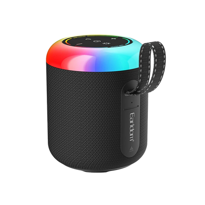 Earldom A38 6.5W RGB Işıklı Süper Bass BT 5.3 Kablosuz Hoparlör - Siyah
