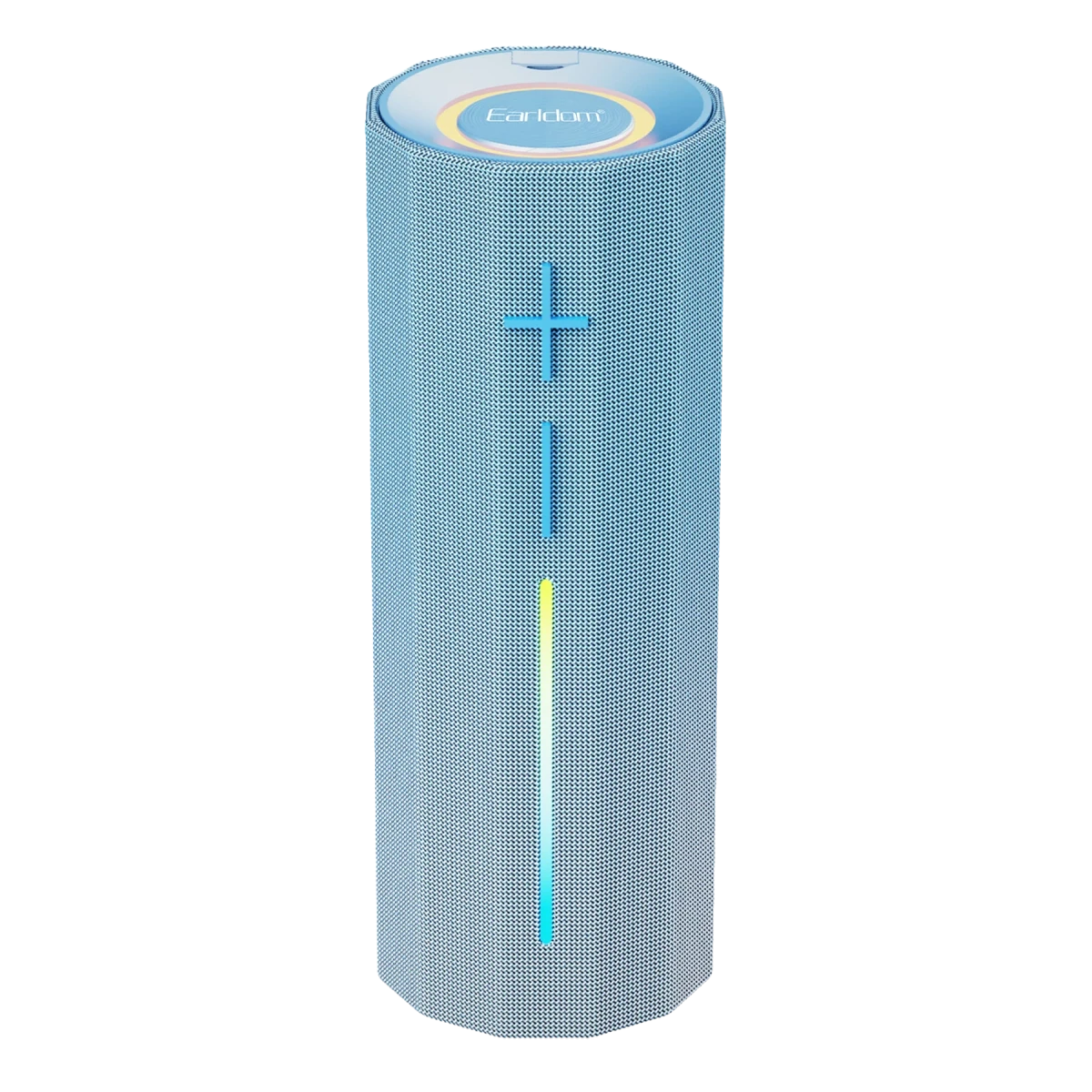 Earldom A39 5W RGB Işıklı Süper Bass BT 5.3 Kablosuz Hoparlör - Mavi