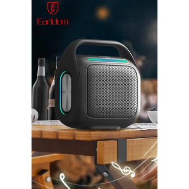Earldom A43 30W Radyolu Bluetooth Kablosuz Hoparlör - Siyah