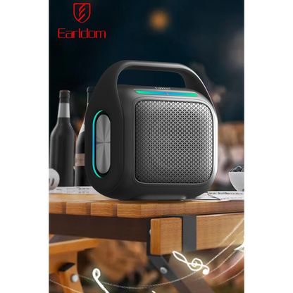 Earldom A43 30W Radyolu Bluetooth Kablosuz Hoparlör - Siyah
