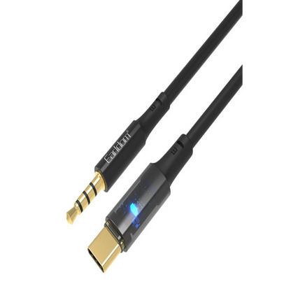 Earldom AUX53 1M Type-C to 3.5mm Dijital Aux Kablo - Siyah