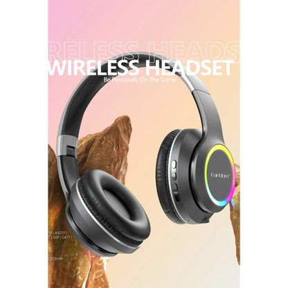 Earldom B06 RGB Kafaüstü Bluetooth Kulaklık - Siyah