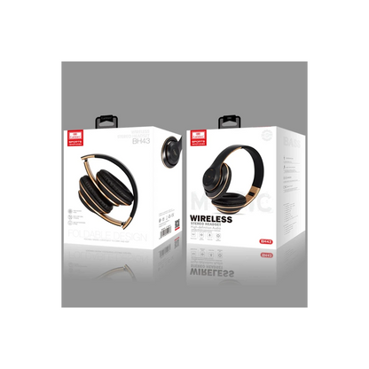 Earldom BH43 Katlanabilir Kafaüstü Bluetooth Kulaklık - Siyah