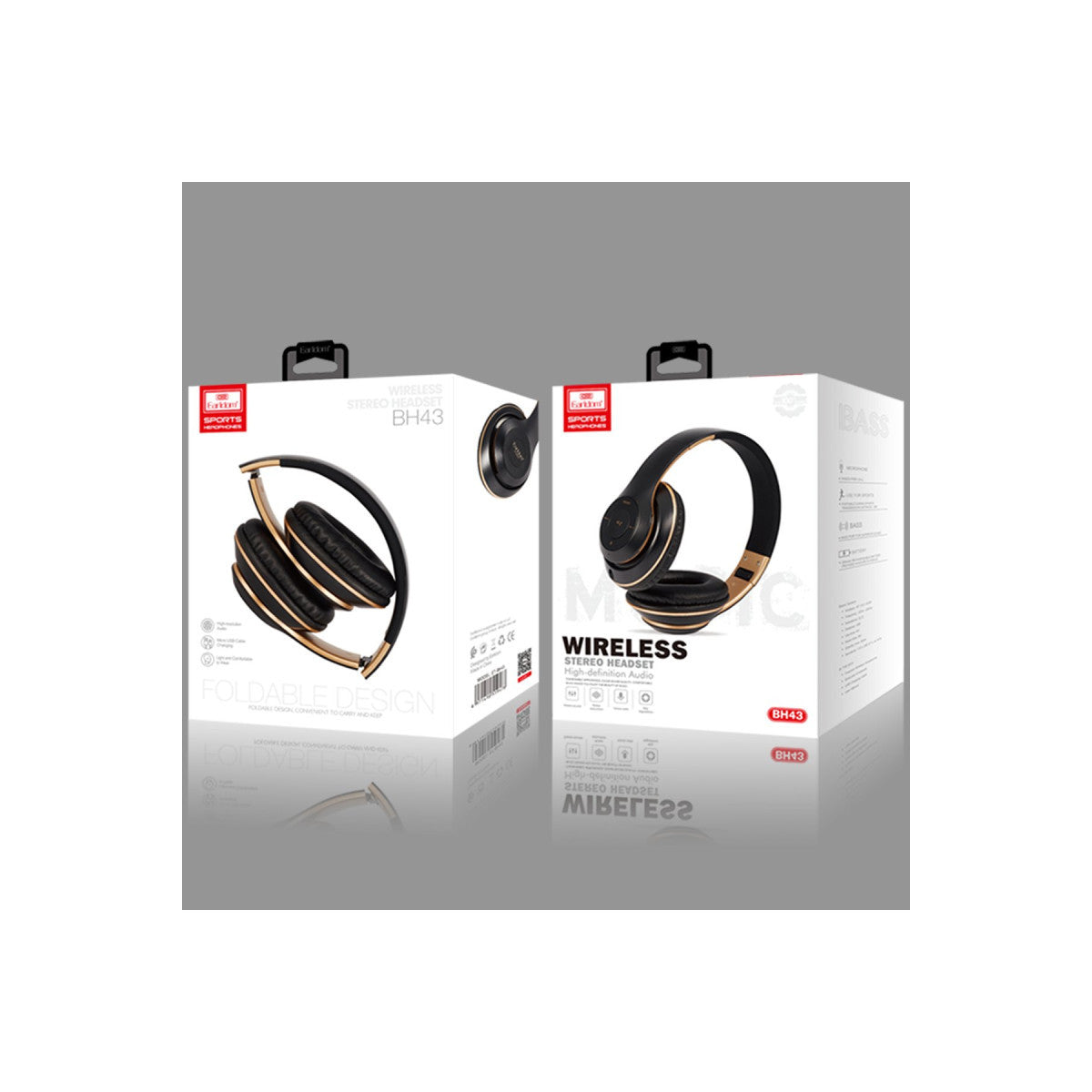 Earldom BH43 Katlanabilir Kafaüstü Bluetooth Kulaklık