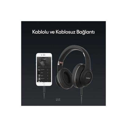 Earldom BH71 Kafaüstü Bluetooth Kulaklık - Siyah