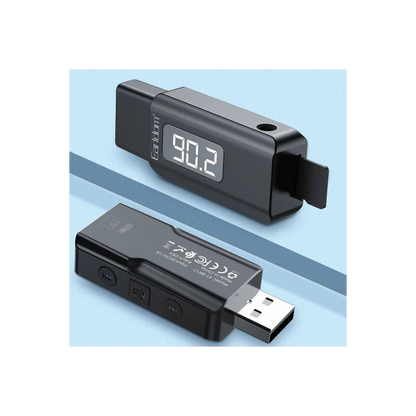 Earldom BR17 BT 5.3 SD Kart ve Aux Çıkışlı Arama Destekli Dijital Ekranlı 2in1 USB FM Transmitter - Siyah