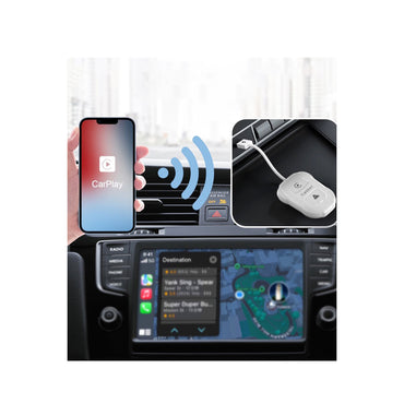 Earldom CP01 Tak Çalıştır 2in1 Type-C to USB Dönüştürücülü Kablosuz CarPlay Adaptör