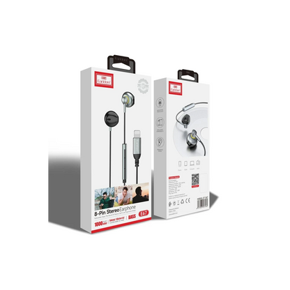 Earldom E67 Lightning Kablolu Kulaklık - Gümüş