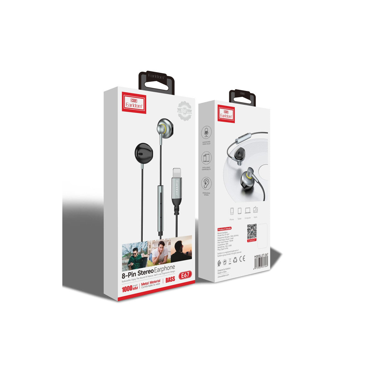Earldom E67 Lightning Kablolu Kulaklık